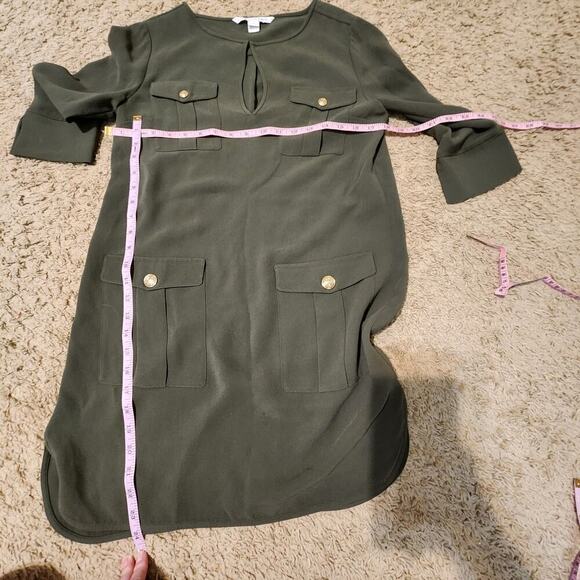 Diane Von Furstenberg Olive Green Agness Dress size 0 - Picture 7 of 16